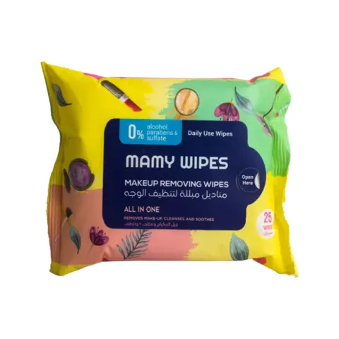 Mamy Makeup Removing Wipes 25S thumbnail 1